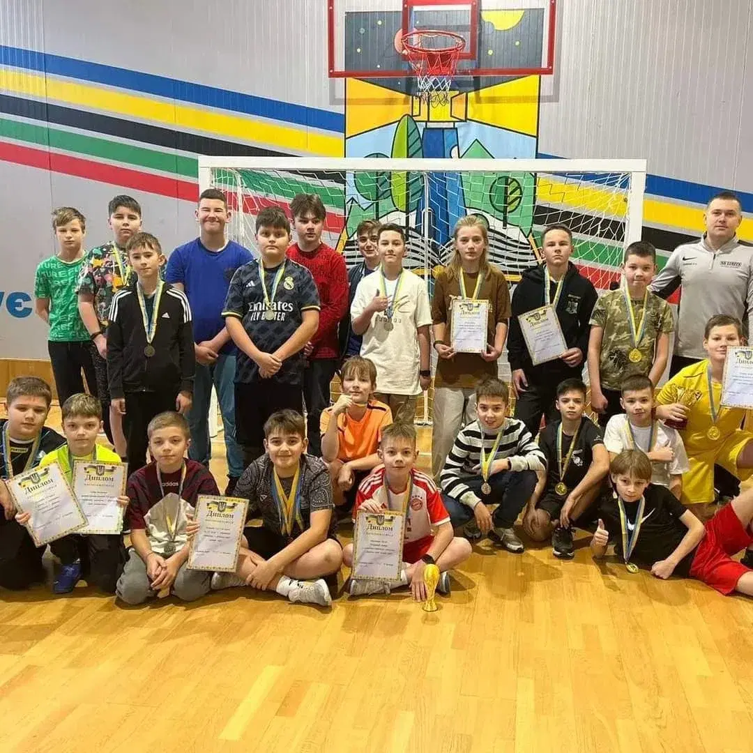 Шкільні змагання серед хлопців 5,6,7-их класів з футзалу