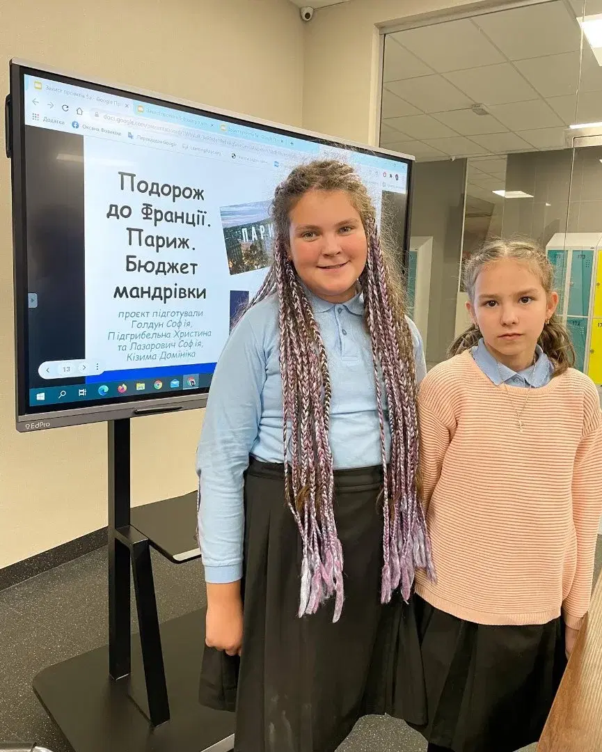 Захист проектів з фінансової грамотності "Подорожуємо по всьому світу. Бюджет мандрівки"