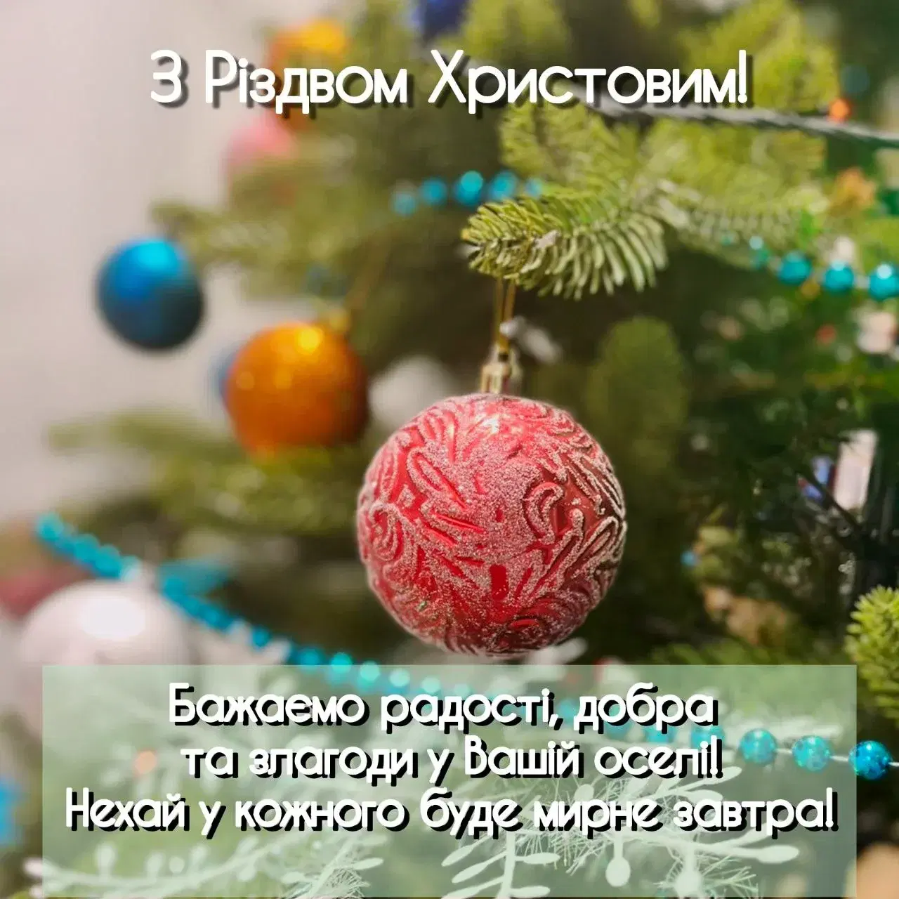 З Різдвом Христовим!
